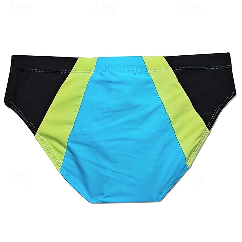 Per uomo Costume da bagno Costume da Bagno Slip mare Color-blocking Asciugatura Rapida Elastico Traspirante Costume da Bagno Pantaloni Surf Sport Acquatici Nuoto Estate del 2026 a $13.99 –P17