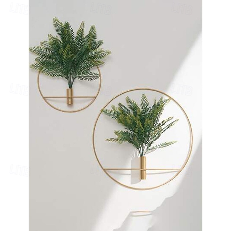 2026年 人工シダの緑の束8個、人工ボストンシダの葉の茂み、花瓶アレンジメント用の7枝の人工植物、リビングルームバルコニーの森のスタイルの装飾  コレクション – $21.99 –P5