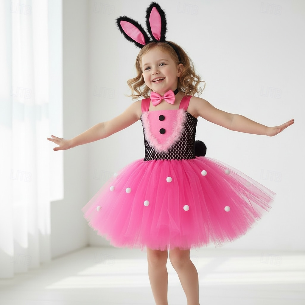 Tutu Robe Tier Kaninchen Osterhase Kleider Lustig Kinder Mädchen Halloween Ostern Karneval Party Verkleiden 2026 - $27.99 –P1