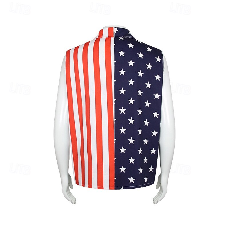 250 aniversario EE.UU. Chaleco Patriótico Adulto Hombre Día de la Independencia 4 de julio Fiesta Desfile Disfrazarse 2026 - $37.99 –P2