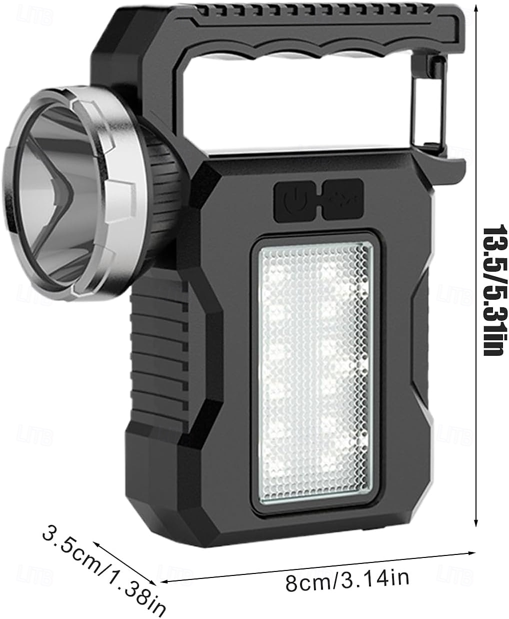újratölthető zseblámpa, ultra fényes LED-es zseblámpa, napelemes LED-es zseblámpa, nagy lumenű, szuper fényes kiegészítők, kézi zseblámpa kültéri használatra, túlélésre és otthoni biztonságra 2026 - $17.99 –P5