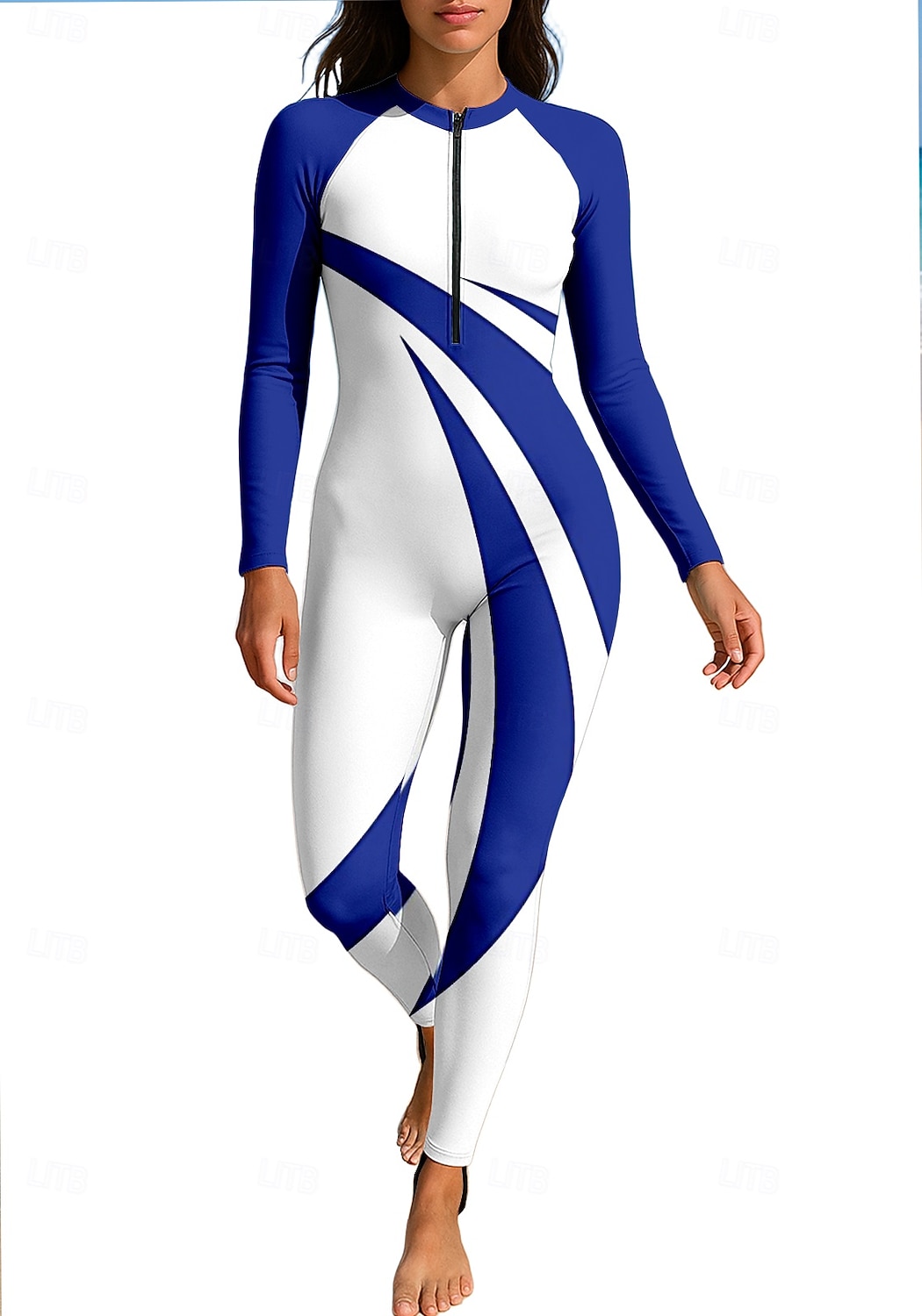 Per donna Top sottomuta Cerniera Frontale UPF50+ Asciugatura Rapida Leggero Manica Lunga Body Maglia da nuoto Surf Spiaggia Sport Acquatici Estate del 2026 a $49.99 –P3