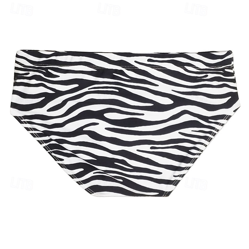 Bărbați Pantaloni Scurți de Înot Boxeri înot Slipi înot Dungi de Zebră Cordon Uscare rapidă Elastic Respirabil Costume de Baie Pantaloni Surfing Sporturi Acvatice  Înot Vară 2026 - $13.99 –P6