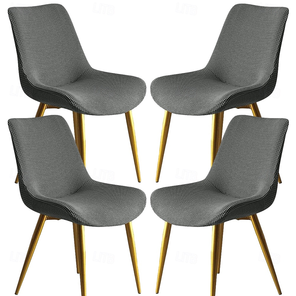 4PCS  Dining Chair Slipcover Stretch Chair Seat Cover for Dining Room Chair Protectors Covers Dining, Soft Thick Washable 2026 - $43.99 –P5