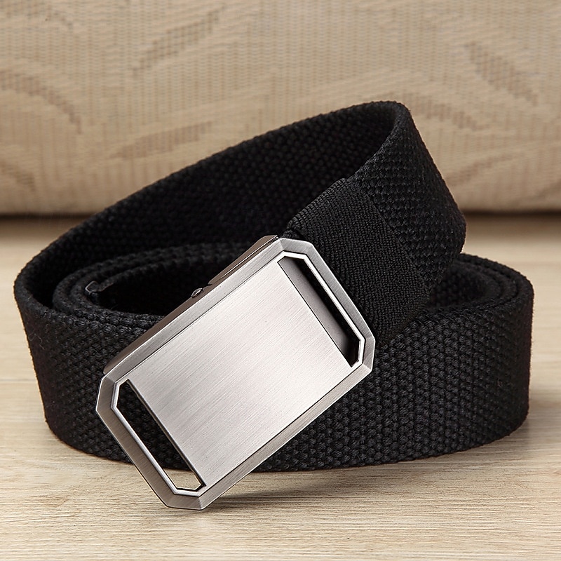 Pánské Pás Klasika S proužky Úplet Plátno Elegantní Módní Na běžné nošení Proužky Vodní modrá Černá 2 # Ležérní Denní Do pasu 2026 - $9.49 –P2