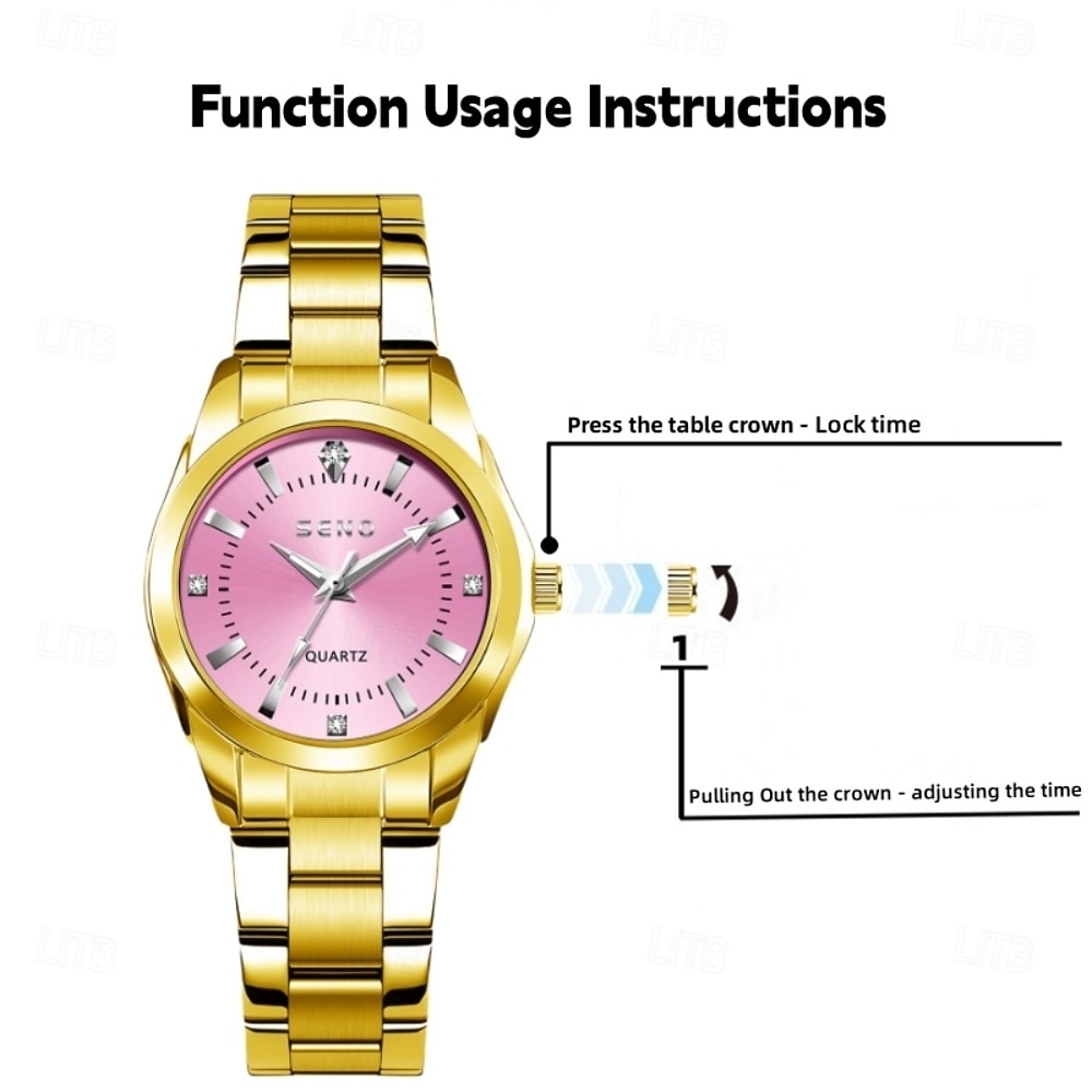 Women's Watch, Women's Charm Luxury Watch, Diamond Decorative Dial, Women's Fashion Casual Watch, Best Women's Accessories, and Women's Best Mother's Day Gift Selection 2026 - $25.99 –P9