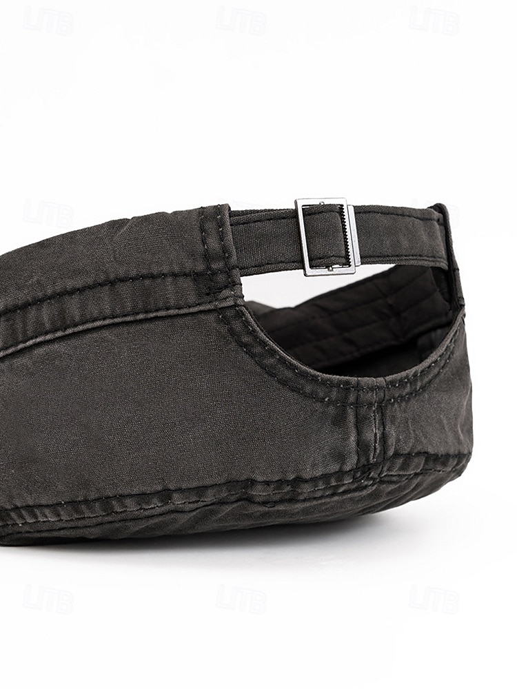 Miesten puuvillainen sotilaslippis, saatavilla useissa väreissä, täydellinen lomalle ja arkeen 2026 - $11.99 –P11