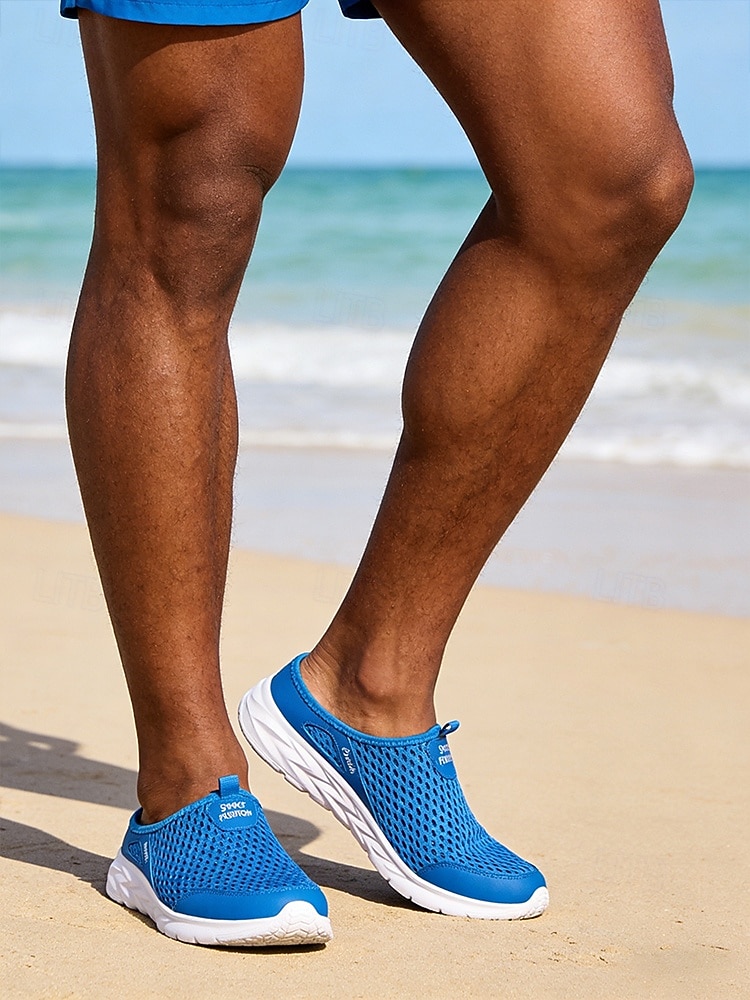 Blaue Herren-Wasserschuhe, leicht und atmungsaktiv für Strandurlaubsaktivitäten 2026 - $26.99 –P2