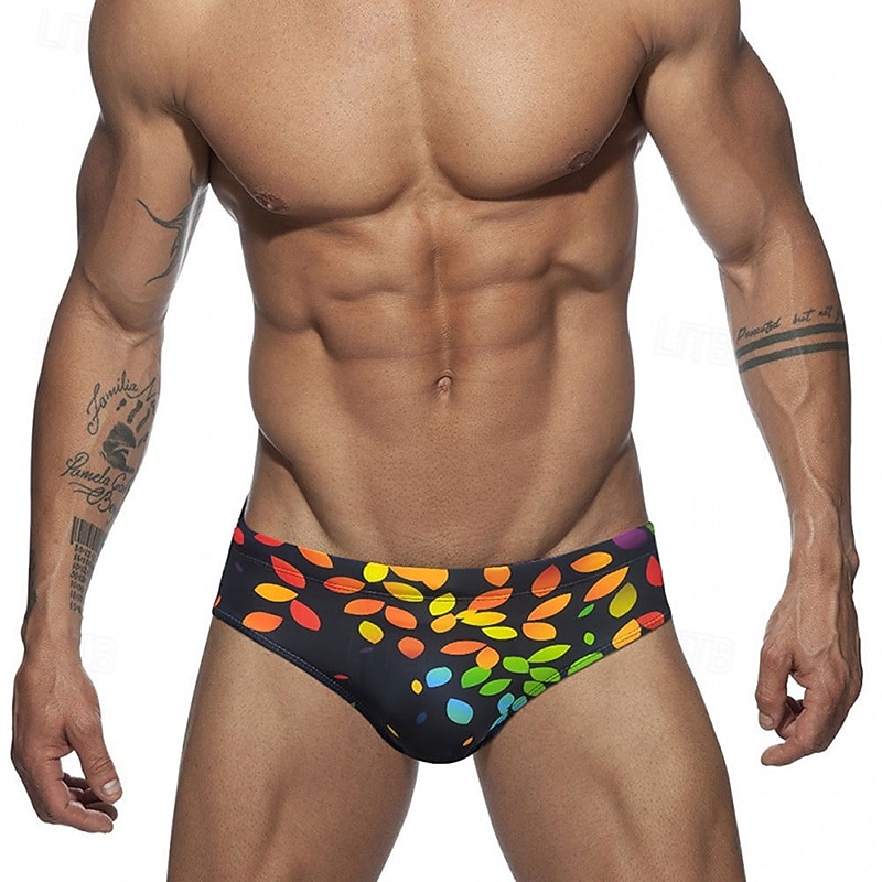 Men's Swim Shorts Swim Trunks Swim Briefs Printed Quick Dry Stretchy Breathable Bottoms Surfing Water Sports Swimming Summer 2026 - $13.99 –P1