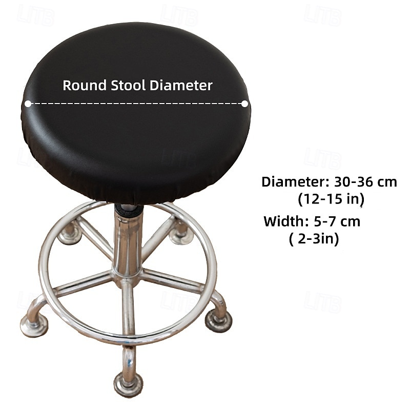 Coprisgabelli da bar in PU elasticizzato e impermeabile, coprisgabelli da bar rotondi in pelle, coprisgabelli da bar rotondi, coprisgabelli da bar rotondi con elastici per 12-15 pollici del 2026 a $10.99 –P1