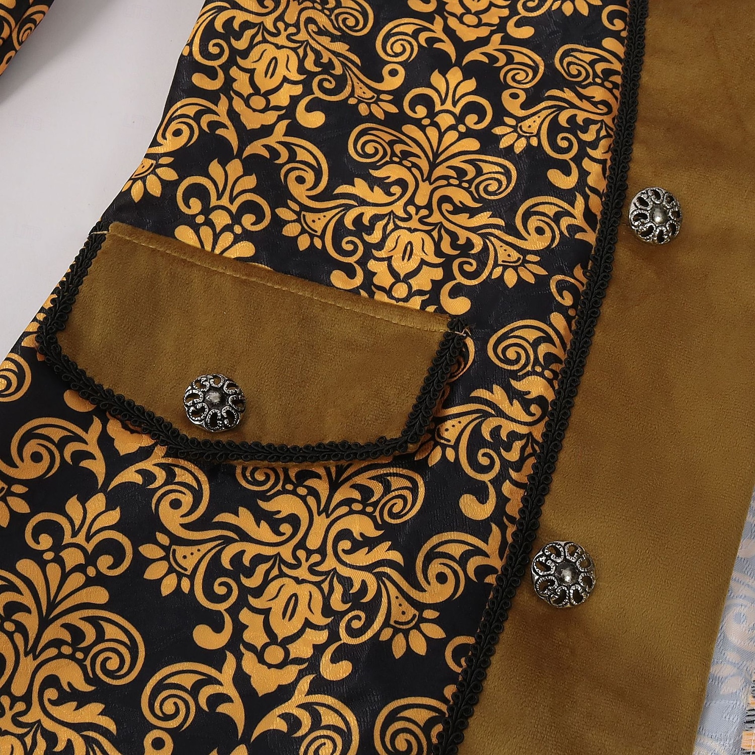 Rokoko Mittelalterlich Renaissance Mantel Ausgefallene Kostüme Halskrause langarm Edelmann Königliche Kleidung Kostüm Herren Fantasie Halloween Karneval Leistung LARP Renaissance-Messe Erwachsene 2026 - $60.99 –P9