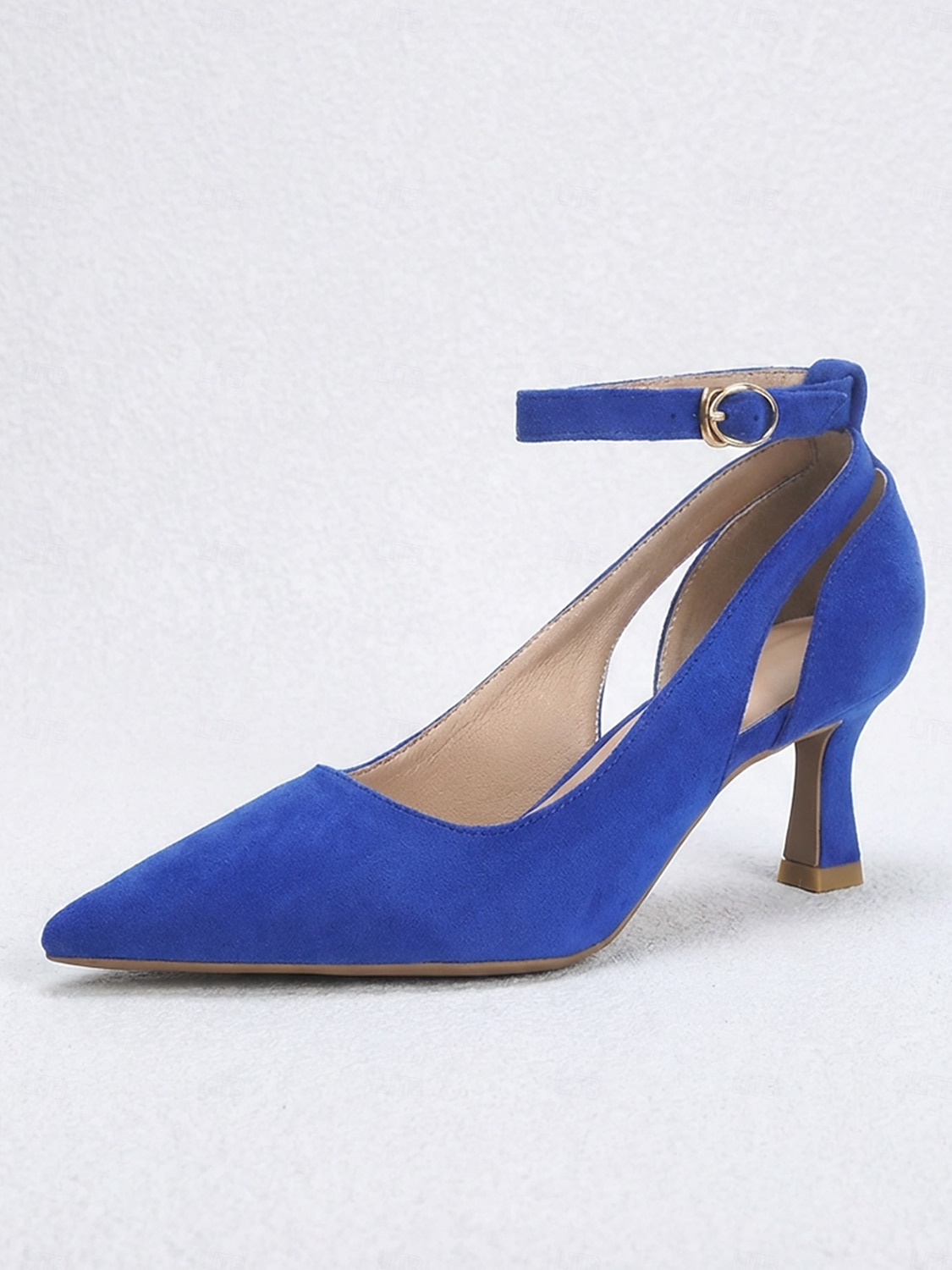 décolleté da donna con tacco a gattino e cinturino alla caviglia color albicocca: eleganti scarpe per la mamma della sposa per matrimoni all'aperto in giardino del 2026 a $46.99 –P8