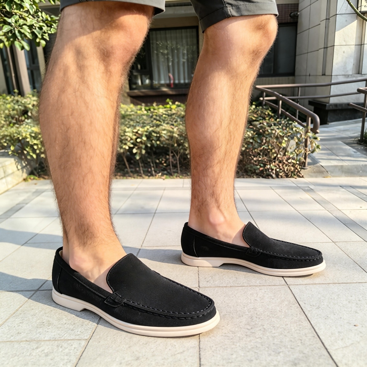 scarpe casual slip-on da uomo, tomaia in pelle scamosciata comoda, facili da indossare, perfette per la spiaggia, il resort e lo stile delle vacanze del 2026 a $42.99 –P1