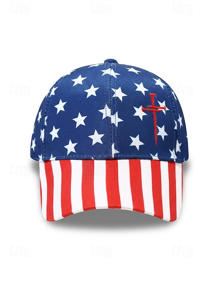 Gorra de Béisbol de Poliéster para Mujeres del 250 Aniversario de los Estados Unidos con Impresión de Bandera de EE.UU. Múltiples Patrones Disponibles Ideal para EE.UU. Día de la Independencia y Uso 2026 - AU $21.99 –P8