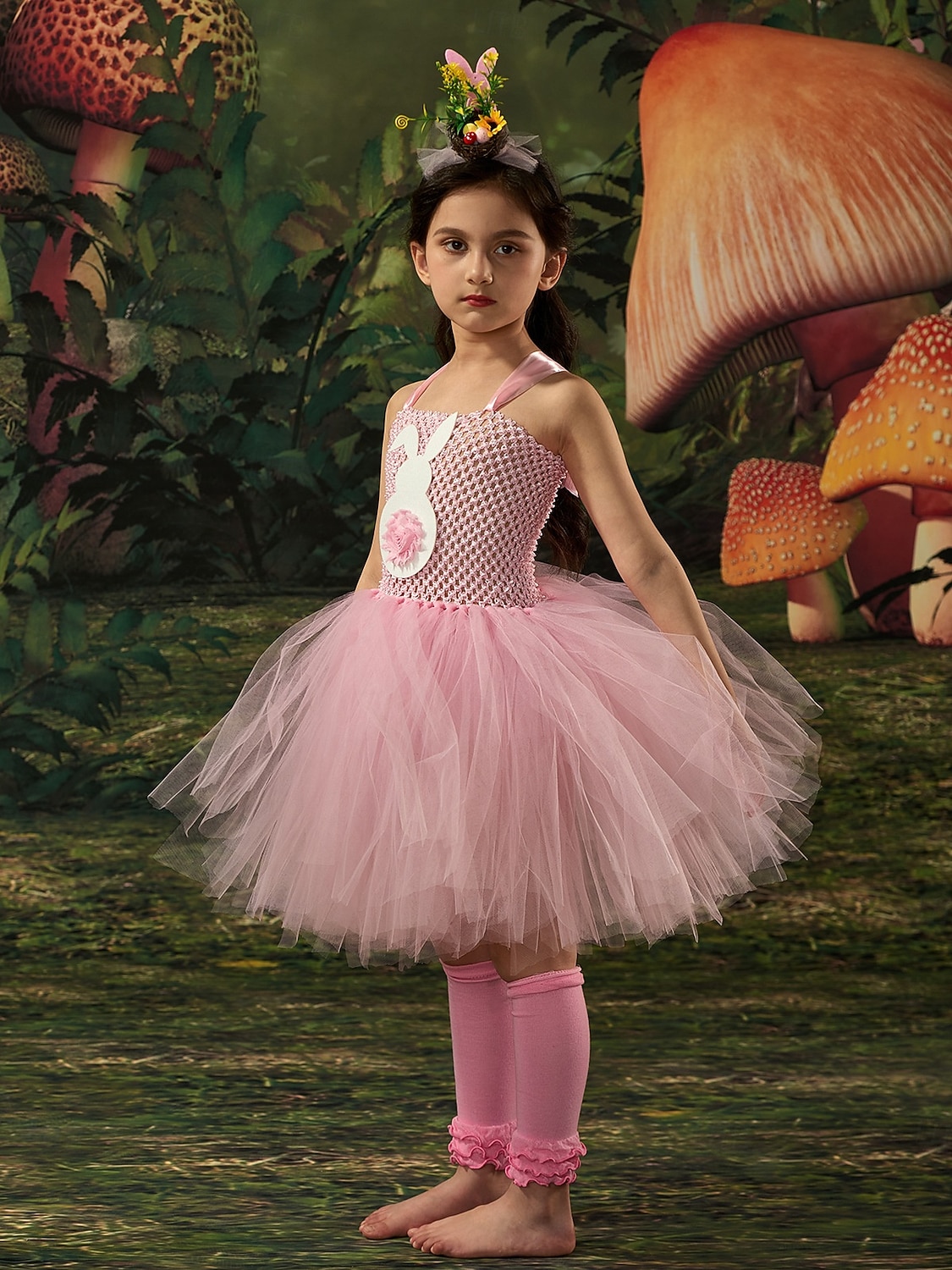 Tutu Robe Tier Kaninchen Osterhase Kleider Lustig Kinder Mädchen Halloween Ostern Karneval Party Verkleiden 2026 - $26.99 –P7