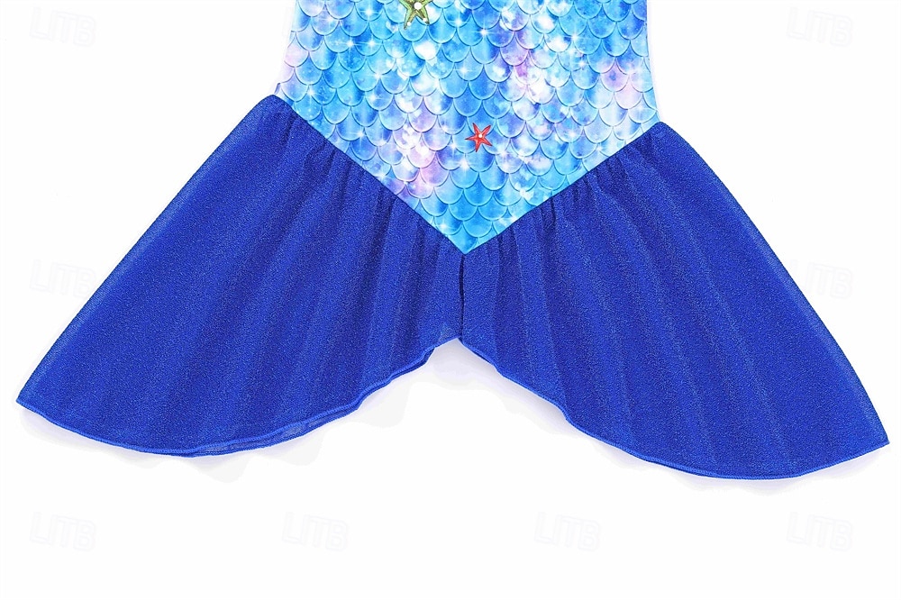 Sirena Princesas Sirena Vestidos Disfraz de fiesta temática Cosplay for Chica Niños Carnaval Mascarada Fiesta Festivos 2026 - $25.99 –P7