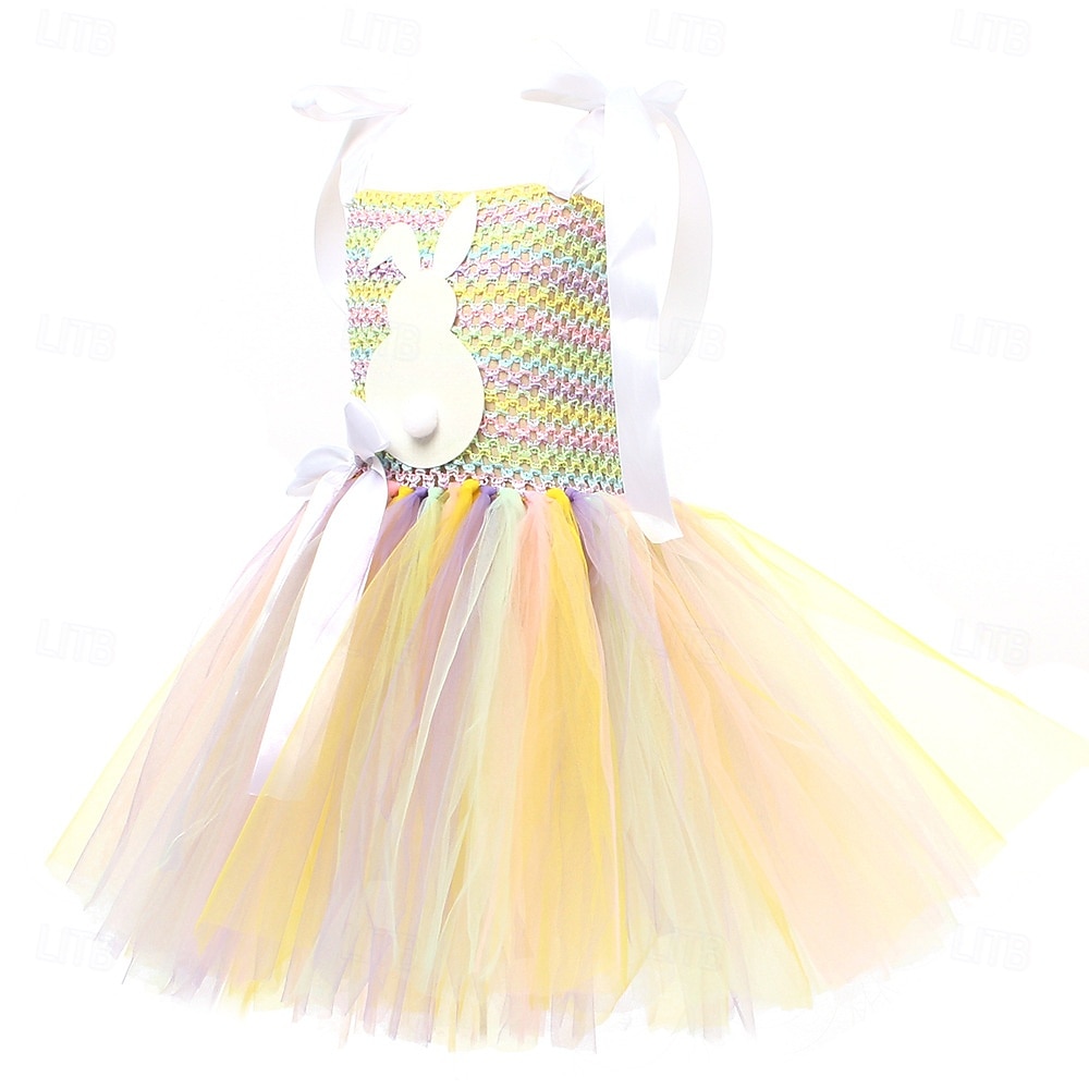 Tutu Robe Tier Kaninchen Osterhase Kleider Lustig Kinder Mädchen Halloween Ostern Karneval Party Verkleiden 2026 - $24.99 –P5