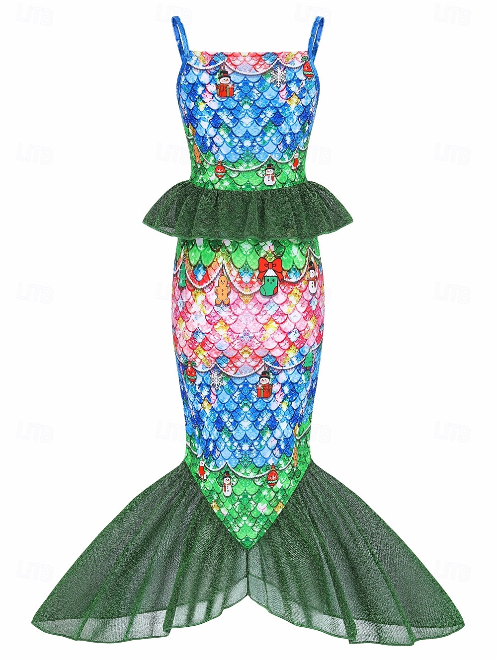 Sirène Princesse Sirène Robe Costume de soirée à thème Cosplay for Fille Enfant Carnaval Mascarade Soirée Fête de 2026 ? $25.99 –P3