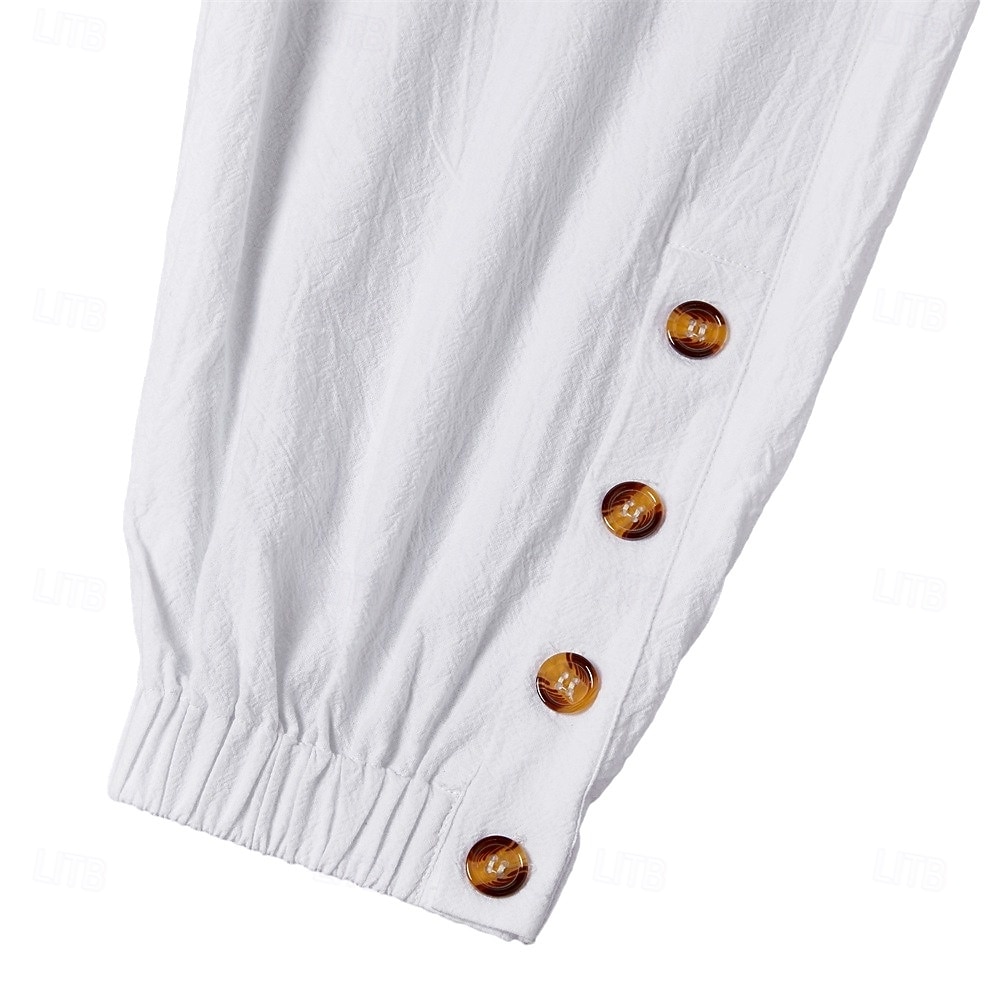 Per uomo Pantaloni di Lino Pantaloni Pantaloni Estivi Pantaloni Larghi Pantaloni Corti Coulisse Elastico in vita Semplice Comodità Traspirante Lunghezza intera Casuale Quotidiano All'aperto Vacanza del 2026 a $28.99 –P9