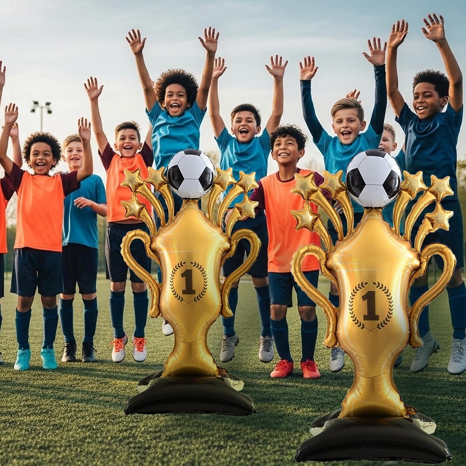2 baloane trofeu de fotbal pentru meciul global de vară de fotbal din 2026, baloane mari din folie pentru trofeu, 59 inch, balon cu minge de fotbal pentru decorațiuni de petrecere de fotbal, ziua de 2026 - $21.99 –P7