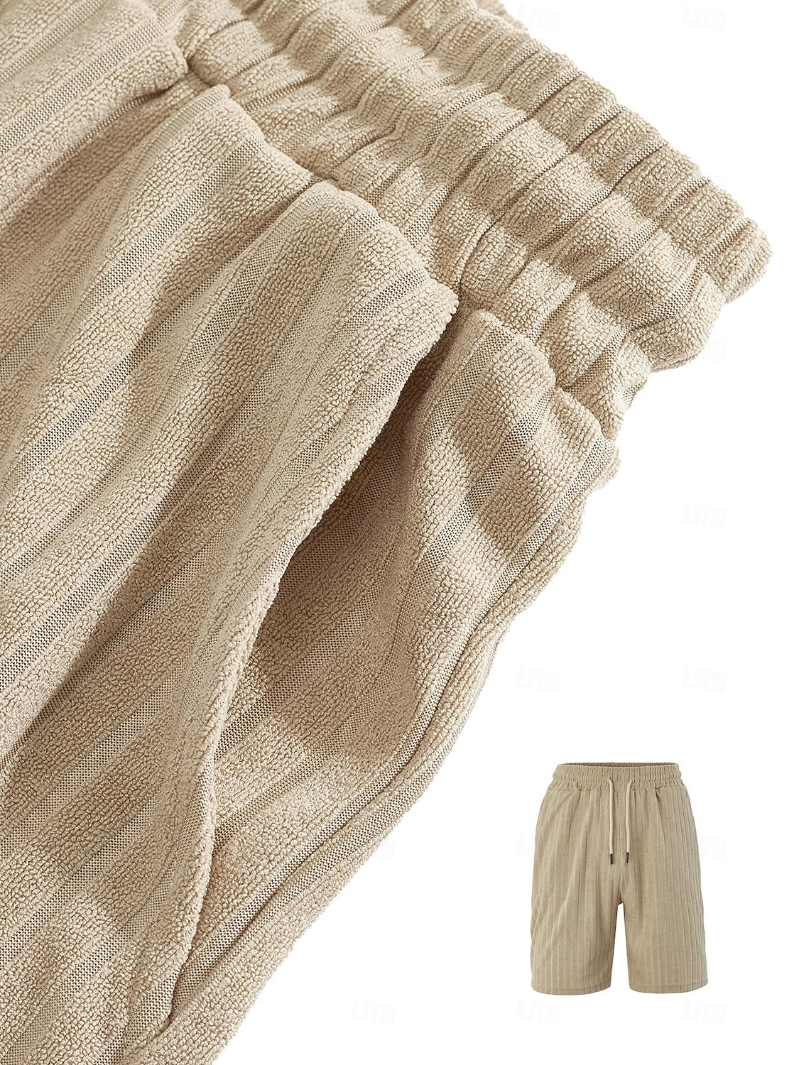 Bărbați Pantaloni Scurți Pantaloni scurți casual Jacquard Texturat Simplu Confort Respirabil Peste Genunchi Casual În aer liber Plajă Vacanță Modă Negru Roșu Vin Strech 2026 - $18.99 –P7