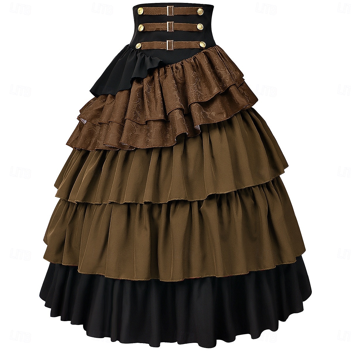Medievale Rinascimento Steampunk Gonna Costume di fantasia Pirata Costume Per donna Halloween Carnevale Performance LARP Fiera Rinascimentale Adulti Gonna del 2026 a $65.99 –P9