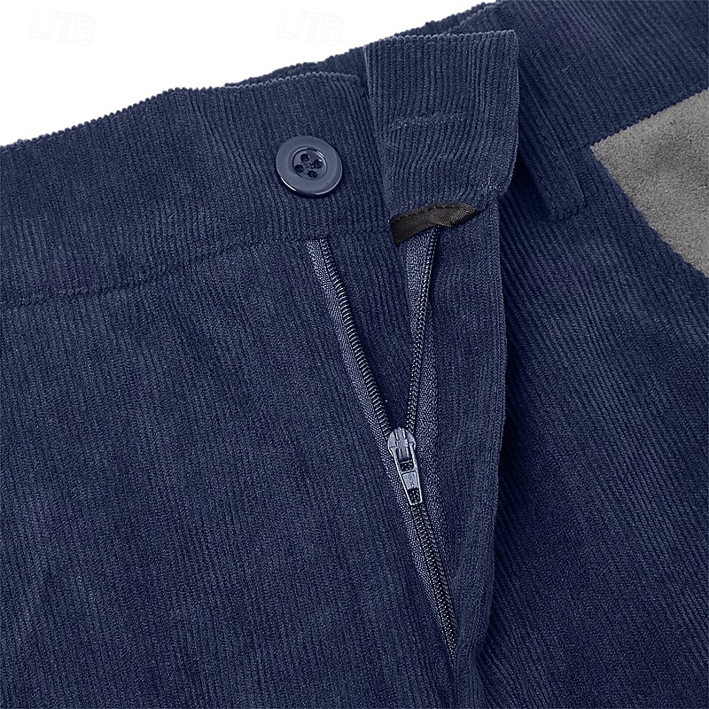 Per uomo Pantaloni Cargo Pantaloni Pantaloni in velluto a coste Pantaloni casual Tasca Elastico in vita Multi-tasche Semplice Comodità Morbido Lunghezza intera All'aperto Quotidiano Uscire Vacanza del 2026 a $31.99 –P10