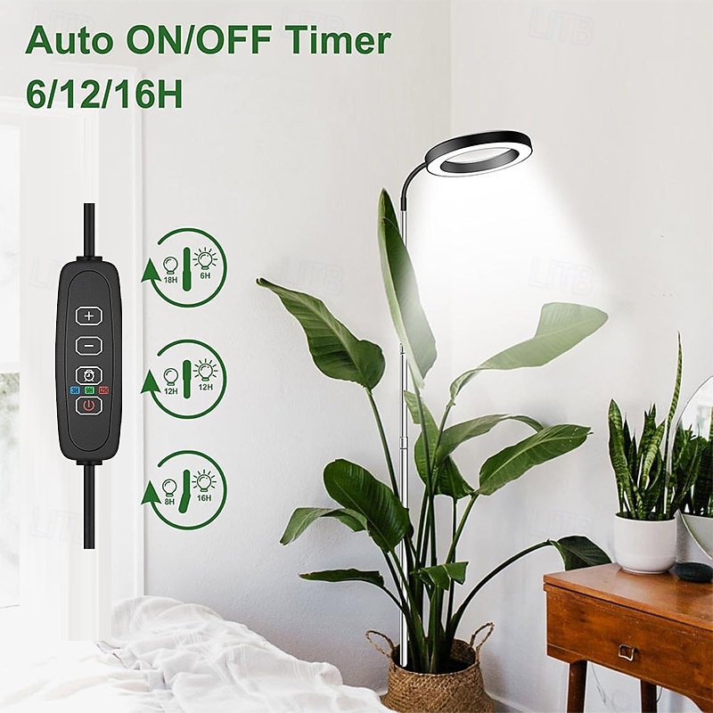 65-Inch Adjustable Angel Ring Plant Grow Light, Full Spectrum, 72 LED Beads, Timer, Dimmable Brightness, USB Powered, Indoor Green Plants, Hydroponics, Vegetables, Greenhouse, Succulents 2026 - $34.99 –P5