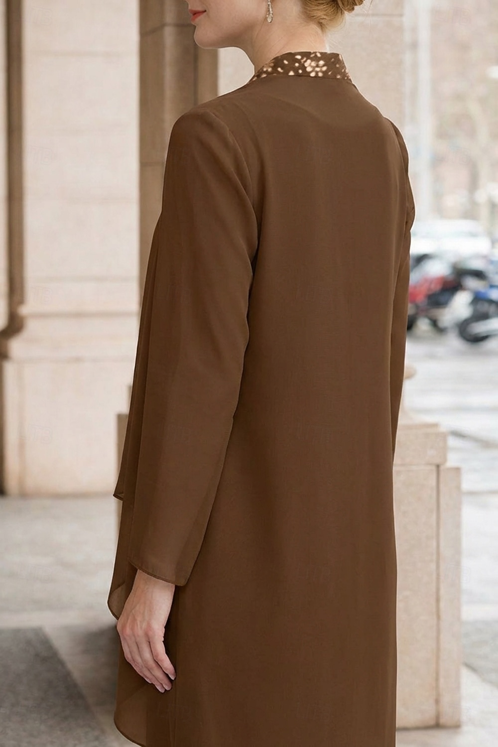 Kvinnes Stola Shrug Mors Stola Frakker  Jakker Elegant Solbeskyttelse Lange Ermer Chiffon Bryllups Gjest Stola med Perler Fest Kveld Vår  Høst å imponere 2026 - $49.99 –P2