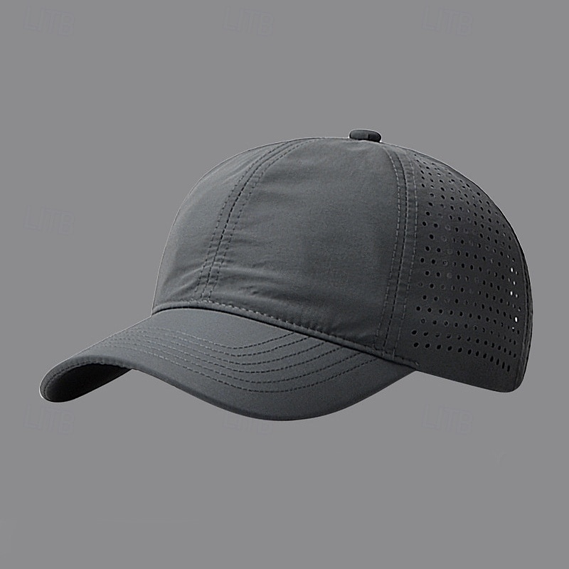 Herren Baseballkappe Mesh-Kappe Schwarz Dunkelmarine Polyester Ausgehöhlt Aktiv Täglich Sport Lässig Täglich Heim Einfarbig Sonnenschutz Belüftung 2026 - E£656.21 –P4
