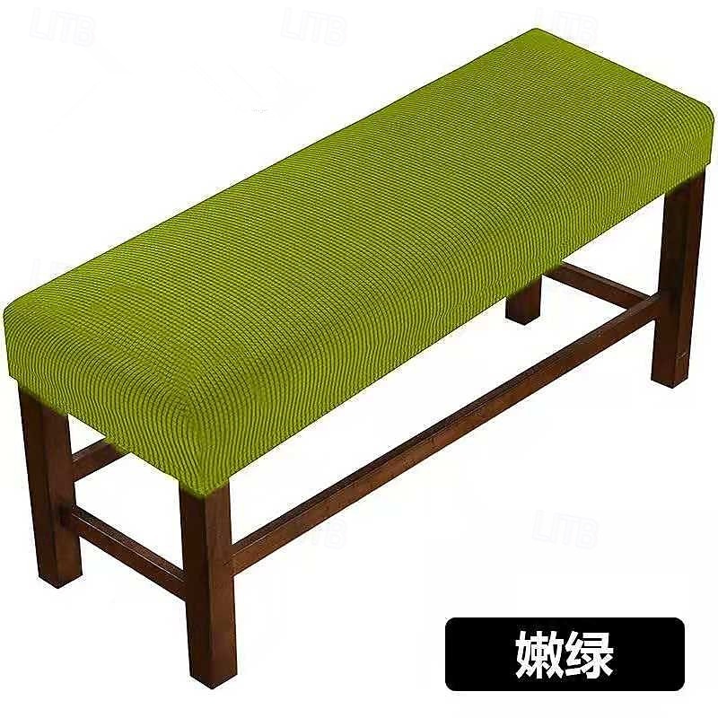 Funda elástica para banco, funda larga elástica para comedor, extremo de cama, banco de piano, entrada, banco para zapatos 2026 - $26.99 –P9