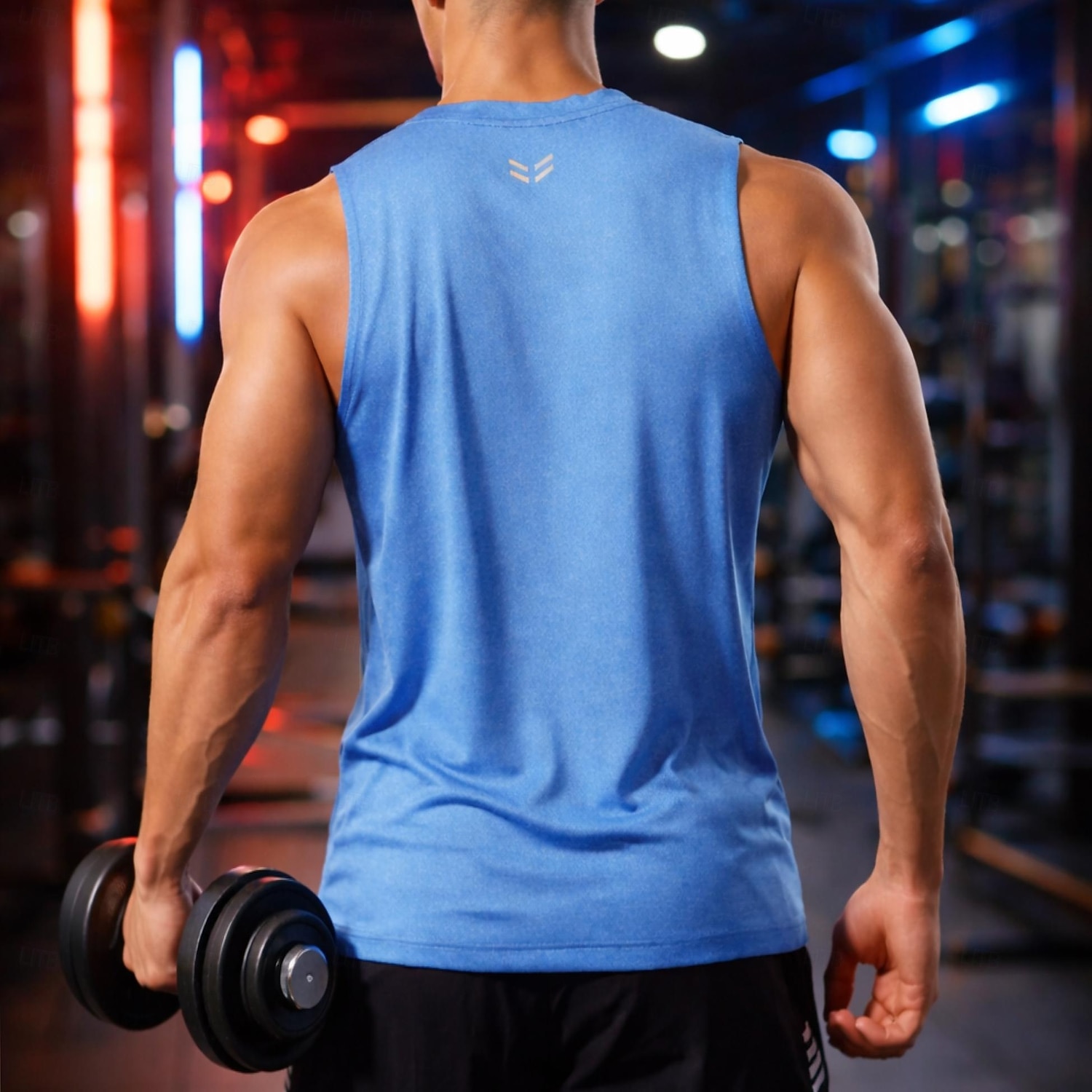 Муж. Однотонный Тренировочная майка Майка для бега Спортивный топ Лето Без рукавов Быстровысыхающий Влагоотводящие Дышащий Тренировка в тренажерном зале Прогулки Бег Темно-серый Черный Белый 2026 - $15.49 –P3