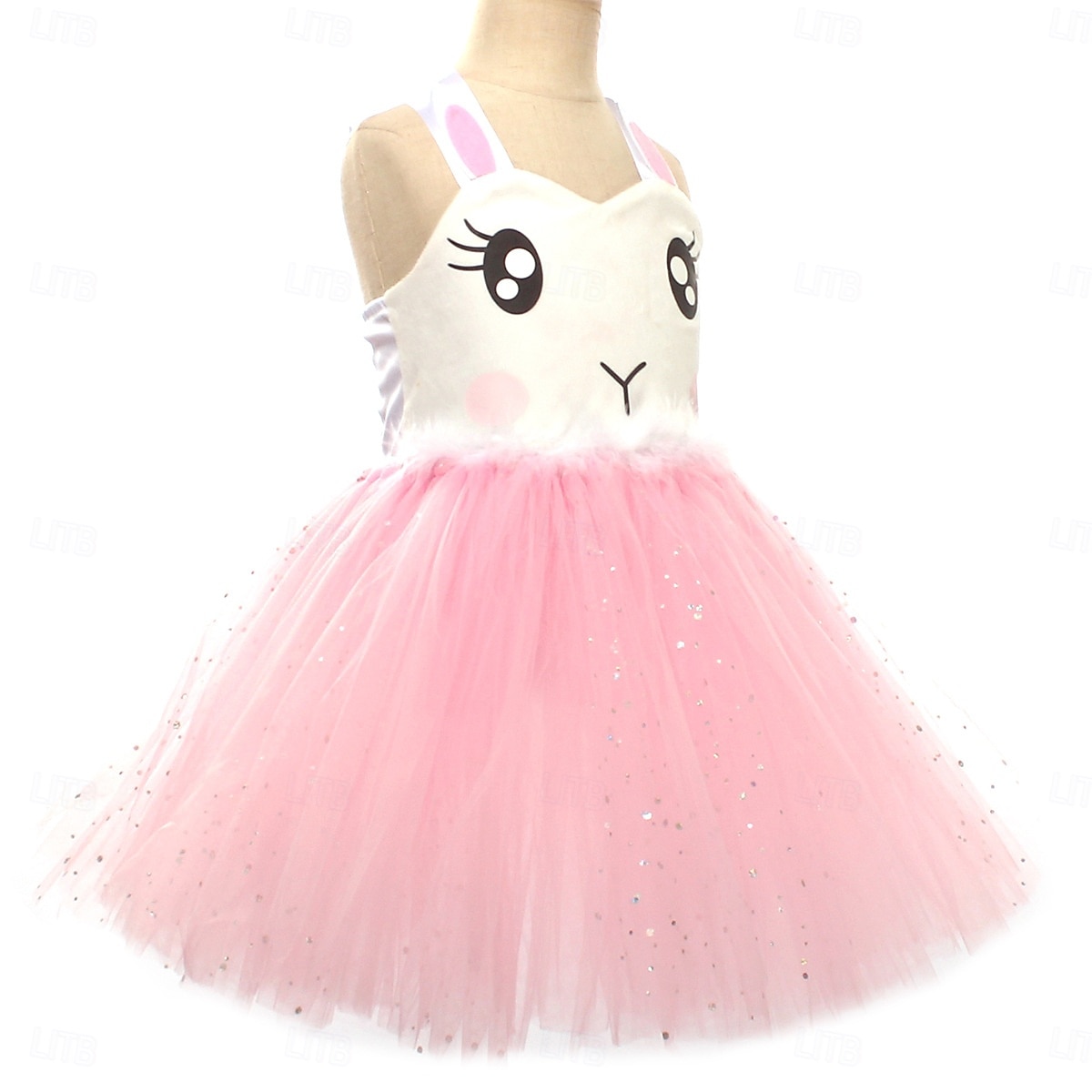 Tutu Robe Animal Lapin lapin de Pâques Robes Drôle Enfant Fille Halloween Pâques Carnaval Soirée Déguisements d'Halloween faciles Se déguiser de 2026 ? $30.99 –P8