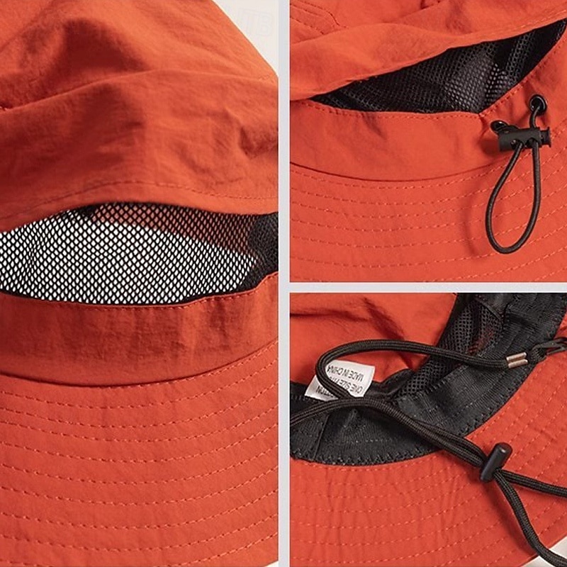 Unisex Bucket Hat Black Navy Blue Tactel Ruched Drawstring Adjustable Sports & Outdoors Casual Outdoor Solid Color Sun Protection Sunscreen 2026 - $9.49 –P7