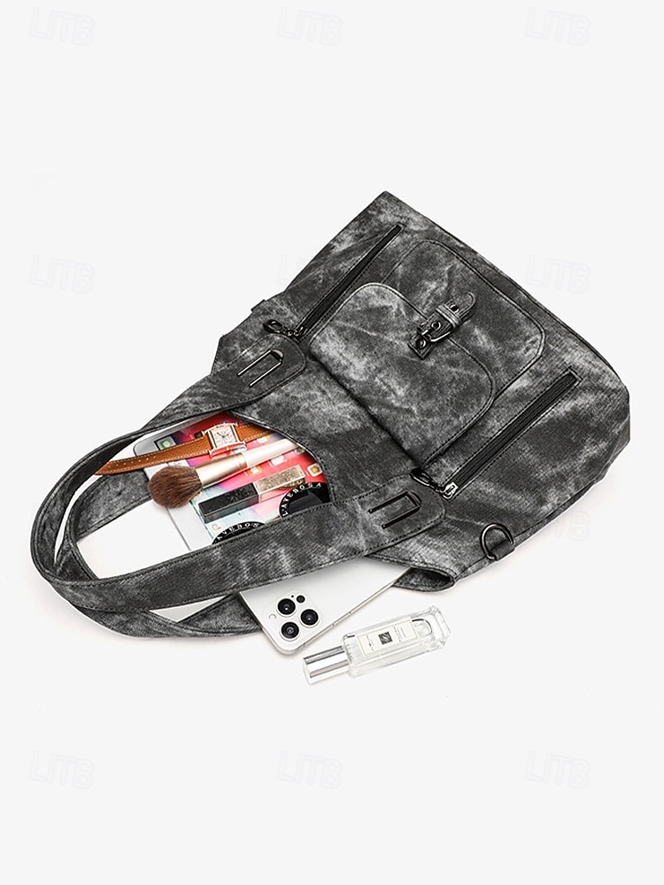 Γυναικεία τσάντα ώμου vintage από απομίμηση δέρματος, μεγάλης χωρητικότητας μετατρέψιμη τσάντα χειρός με λαβή στο πάνω μέρος και λουράκι χιαστί, ρετρό casual τσάντα μεταφοράς για γυναίκες, ιδανική για καθημερινή χρήση, διακοπές και ταξίδια 2026 - $34.99 –P9