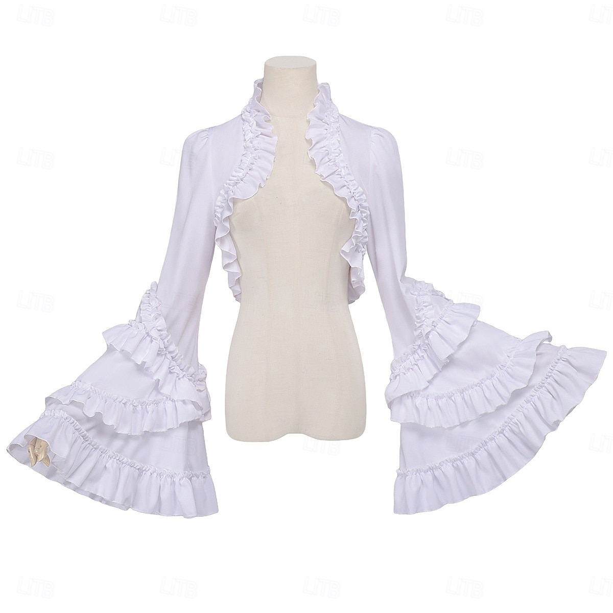 Rokoko Renesanční Steampunk Kabát Fancy kostým Tričko Volánkový rukáv Čerodějnice Upír Královský oděv Maškarní kostým Dámské Fantazie předvečer Všech svatých Karneval Výkon LARP Ren Faire Dospělé 2026 - $38.99 –P10