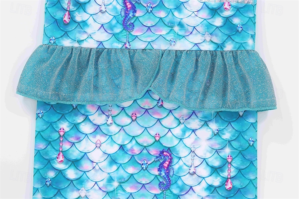 Γοργόνα Πριγκίπισσα Γοργόνα Φορέματα Στολή θεματικού πάρτι Στολές Ηρώων for Κοριτσίστικα Παιδικά Απόκριες Μασκάρεμα Πάρτι Αργίες 2026 - $23.99 –P5