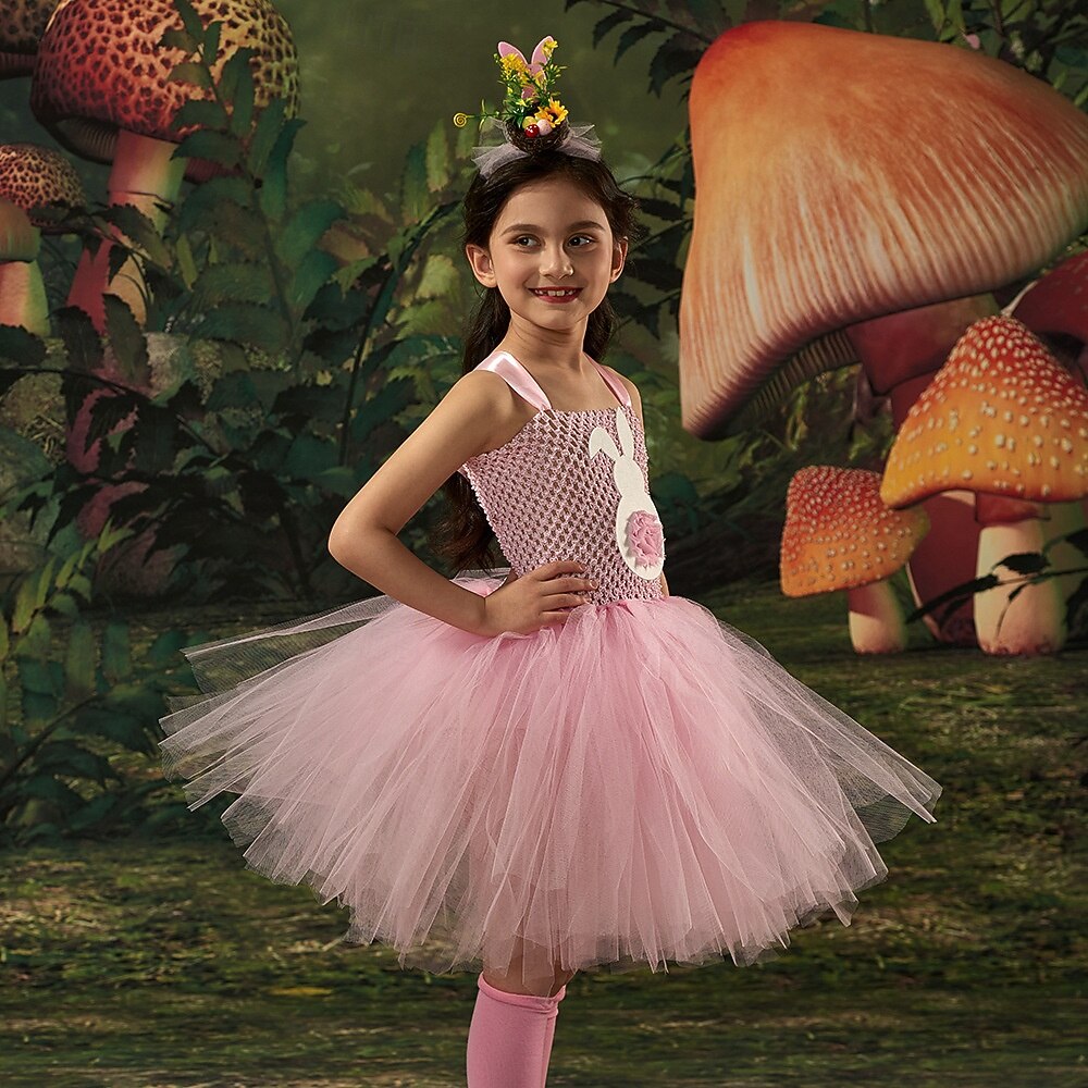 Tutu Robe Tier Kaninchen Osterhase Kleider Lustig Kinder Mädchen Halloween Ostern Karneval Party Verkleiden 2026 - $26.99 –P3