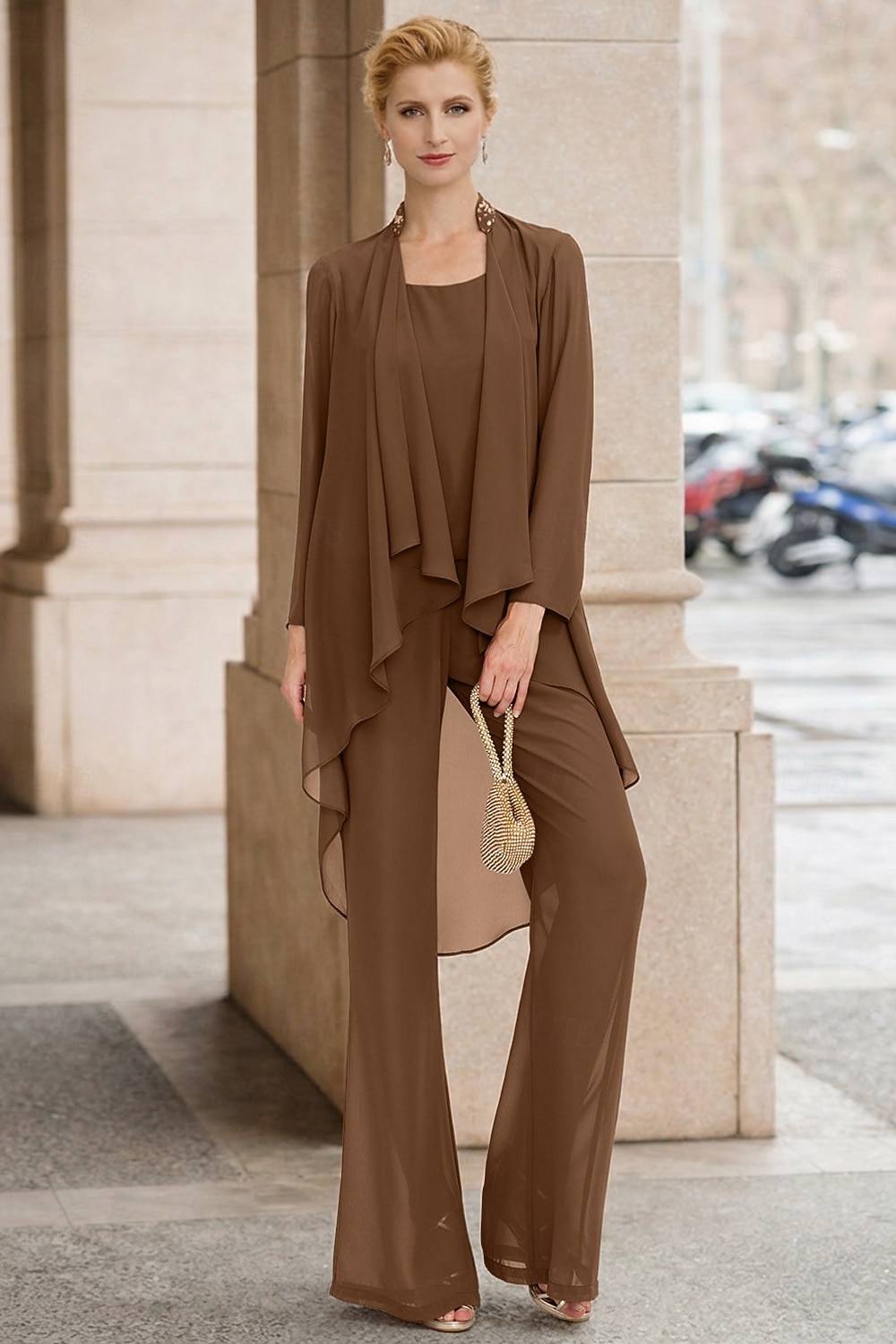 Kvinnes Stola Shrug Mors Stola Frakker  Jakker Elegant Solbeskyttelse Lange Ermer Chiffon Bryllups Gjest Stola med Perler Fest Kveld Vår  Høst å imponere 2026 - $49.99 –P5