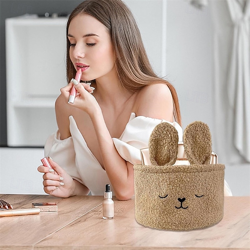 cestino di Pasqua - cestino portaoggetti per mensole, adorabile scatola decorativa a forma di coniglio, perfetto per scrivanie, mensole, lavanderie, camerette dei bambini, bagni del 2026 a $19.99 –P1