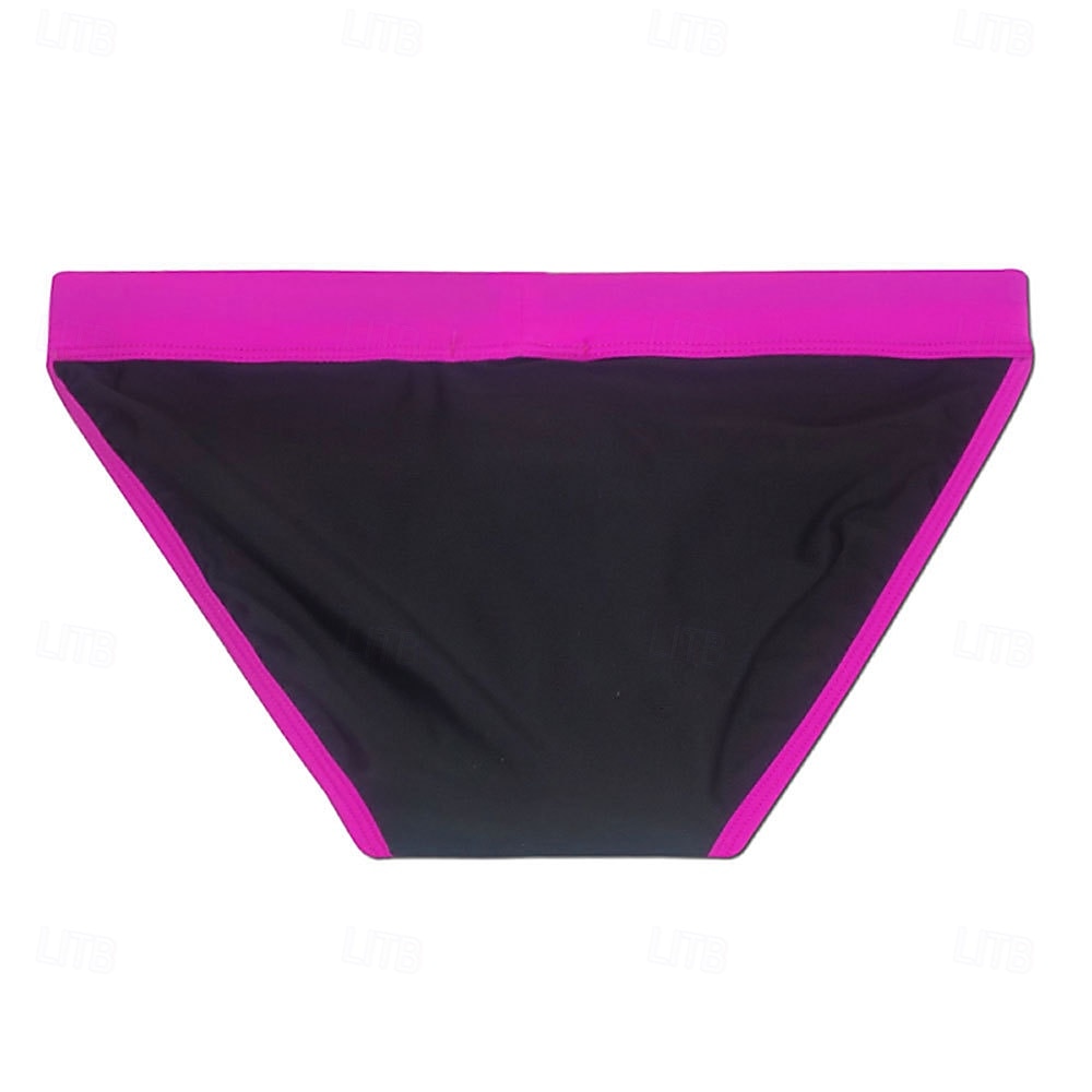 Férfi Úszónadrágok Fürdőnadrág Boxer fazonú fürdőnadrágok Színblokkolás Zsinór Gyors szárítás Rugalmas Légáteresztő Alsók Szörfözés Vízi sportok Úszás Nyár 2026 - $13.99 –P30