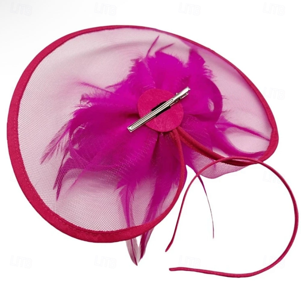 Derby Helm Tovenaar Vriendelijke vrouw Veer Kostuum Dames Maskerade Teaparty Ascot Paardenracefestival Volwassenen Helm 2026 - $29.99 –P5