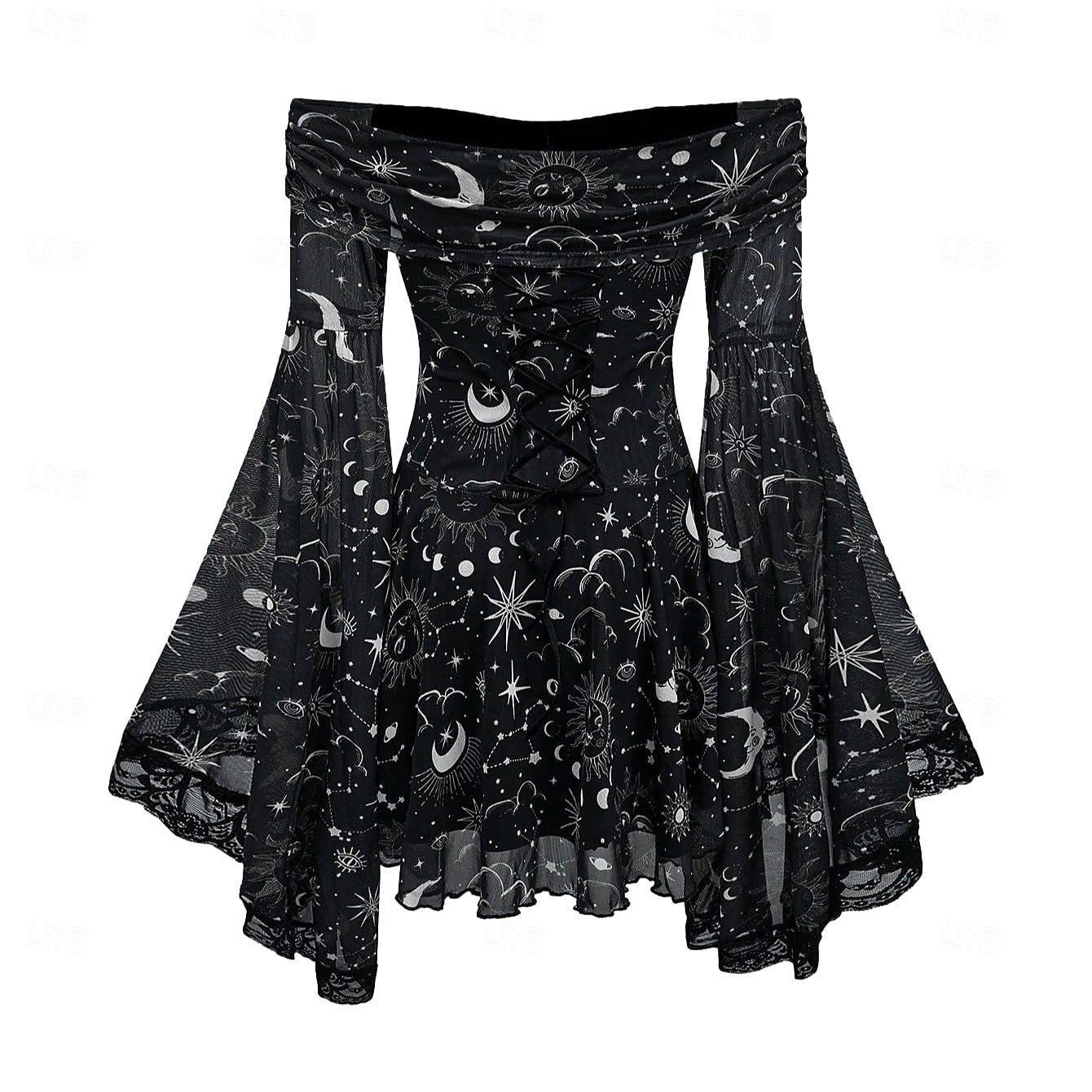 Medievale Steampunk Vestito Costume di fantasia Lunghe Strega Vampiro Costume Per donna Fantasia Halloween Carnevale Performance LARP Fiera Rinascimentale Adulti Vestito del 2026 a $41.99 –P3