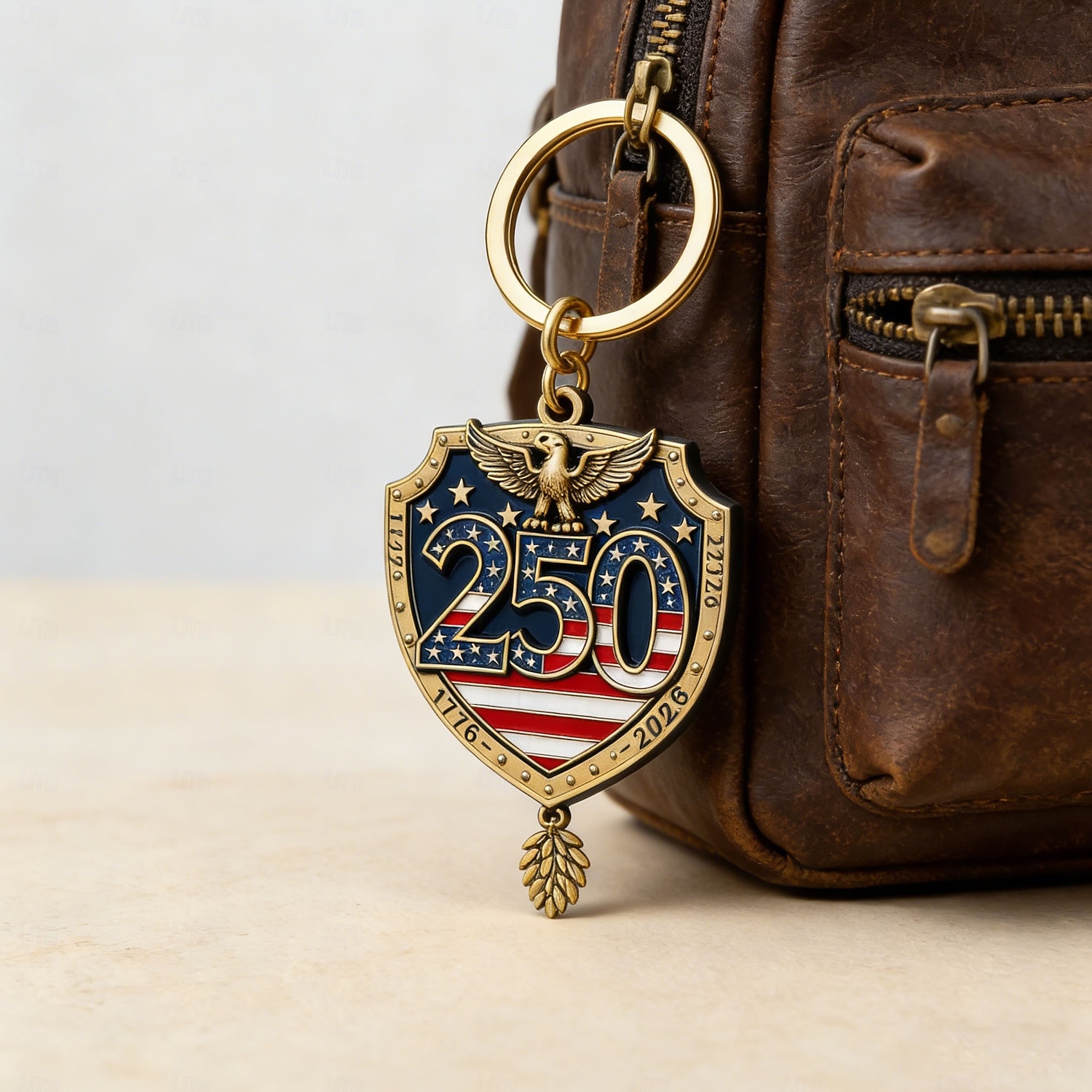 Portachiavi da 10 pezzi per il 250° anniversario degli Stati Uniti, portachiavi con bandiera americana del corpo dei Marines 1776-2026, regali per veterani per cittadini statunitensi, decorazioni del 2026 a $16.99 –P12