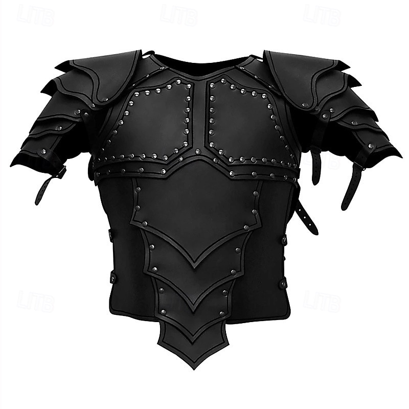 Retro Vintage Medieval Renascentista Armas e Armaduras Sem Mangas Cavalheiro cavaleiro celta Ranger Fantasia Homens Fantasia Dia Das Bruxas Carnaval feira renascentista LARP Adulto de 2026 por $86.99 –P1