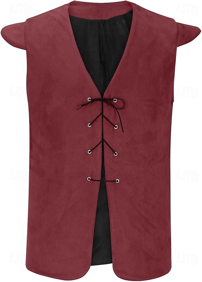 Kostymer i middelalderstil Renessanse سترة Pirat Knekt Viking Kostyme Herre Viking Pirat Halloween Karneval Ytelse LARP Ren Faire Voksne Vest 2026 - $27.99 –P8