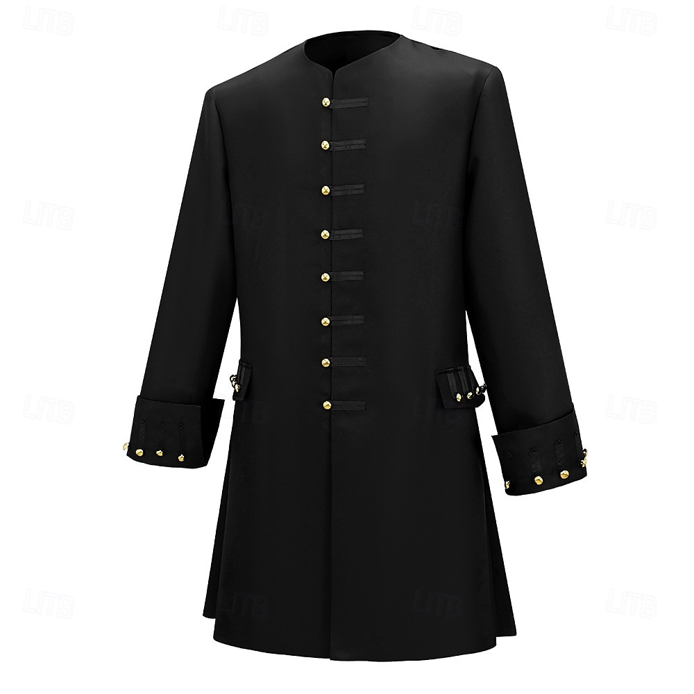 Retro Vintage Rococó Vitoriano Casacos Manga Comprida Traje Real Fantasia Homens Dia Das Bruxas Carnaval feira renascentista LARP Adulto Blusa de 2026 por $70.99 –P13