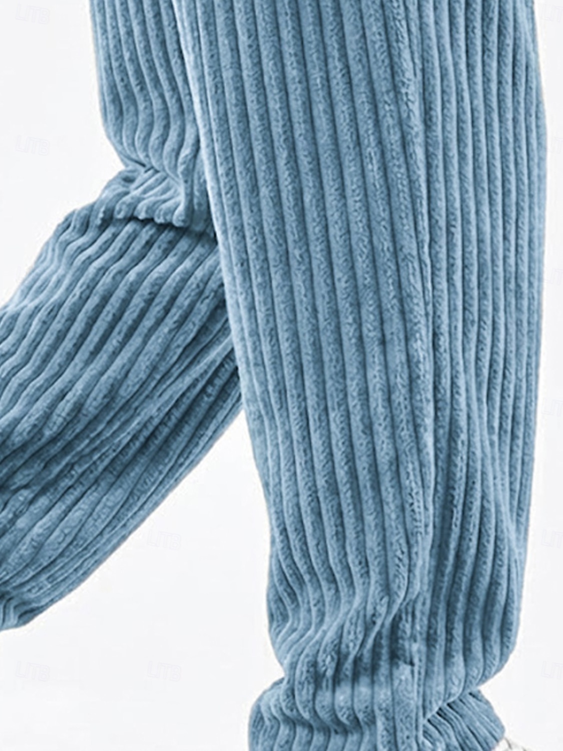 Férfi Nadrág Kordbársony Nadrág Téli nadrág Alkalmi nadrág Zsinór Egyenes lábbal Tömör szín Mokaszinok Teljes hossz Hétköznapi Napi Szabadtéri Divat Klasszikus stílus Fekete Fehér Nem elasztikus 2026 - $28.99 –P3