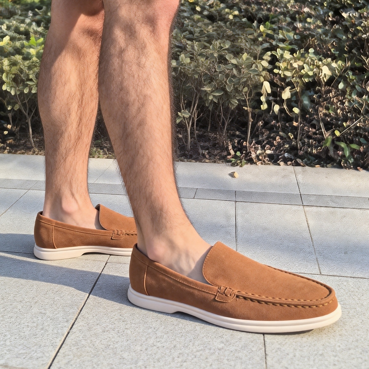 scarpe casual slip-on da uomo, tomaia in pelle scamosciata comoda, facili da indossare, perfette per la spiaggia, il resort e lo stile delle vacanze del 2026 a $42.99 –P2