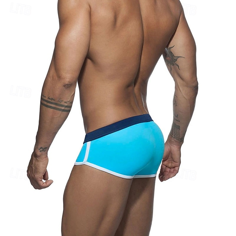 Per uomo Costume da bagno Costume da Bagno Slip mare Tinta unita Coulisse Asciugatura Rapida Elastico Traspirante Pantaloni Surf Sport Acquatici Nuoto Estate del 2026 a $15.49 –P3
